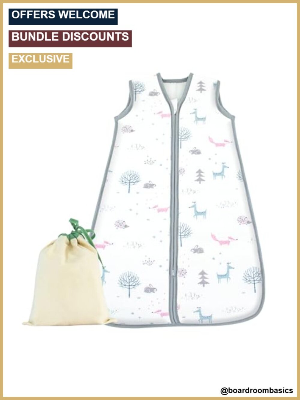 0.5 TOG Baby Sleep Sack Rayon from Bamboo Summer Wearable Blanket